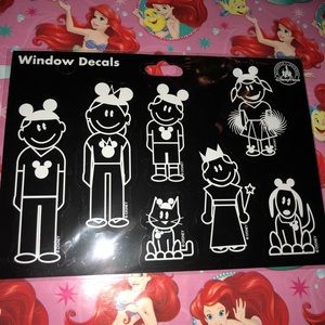 Disney Parks family window decals